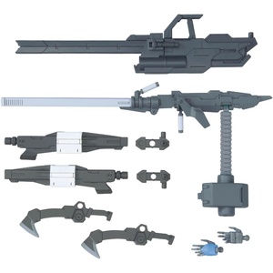 image:imageBandai Hobby  Mobile Suit Gundam IronBlood Orphans  Option Parts Set Gunpla 12 Large Railgun Bandai Spirits Model Kit