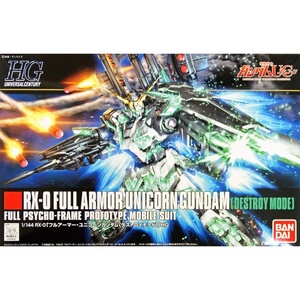 image:imageBandai Hobby HGUC 178 Full Armor Unicorn Gundam Model Kit 1144 Scale BAN189487