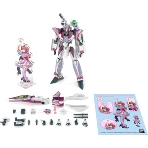 image:imageBandai Hobby  Macross Delta  VF31C Siegfried Mirage Farina Jenius use Deluxe Set HG 1100 Model Kit