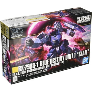 image:imageBandai Hobby  Gundam The Blue Destiny  207 Blue Destiny Unit 1 EXAM HGUC 1144 Model Kit